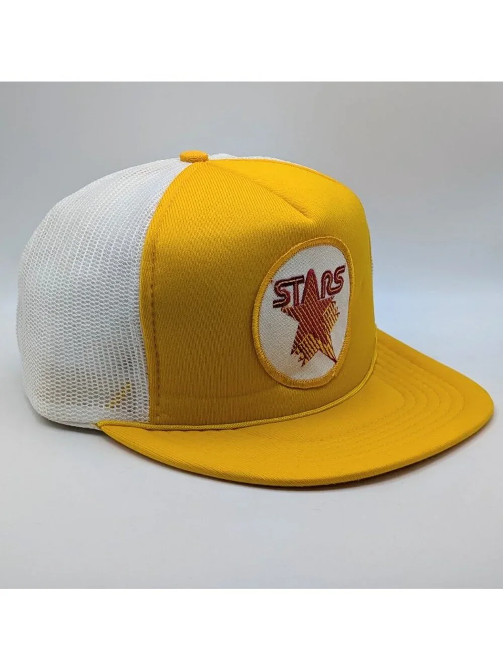 Vintage Philadelphia Stars Snapback Hat Foam Trucker Mesh Yellow Retro 80s USFL